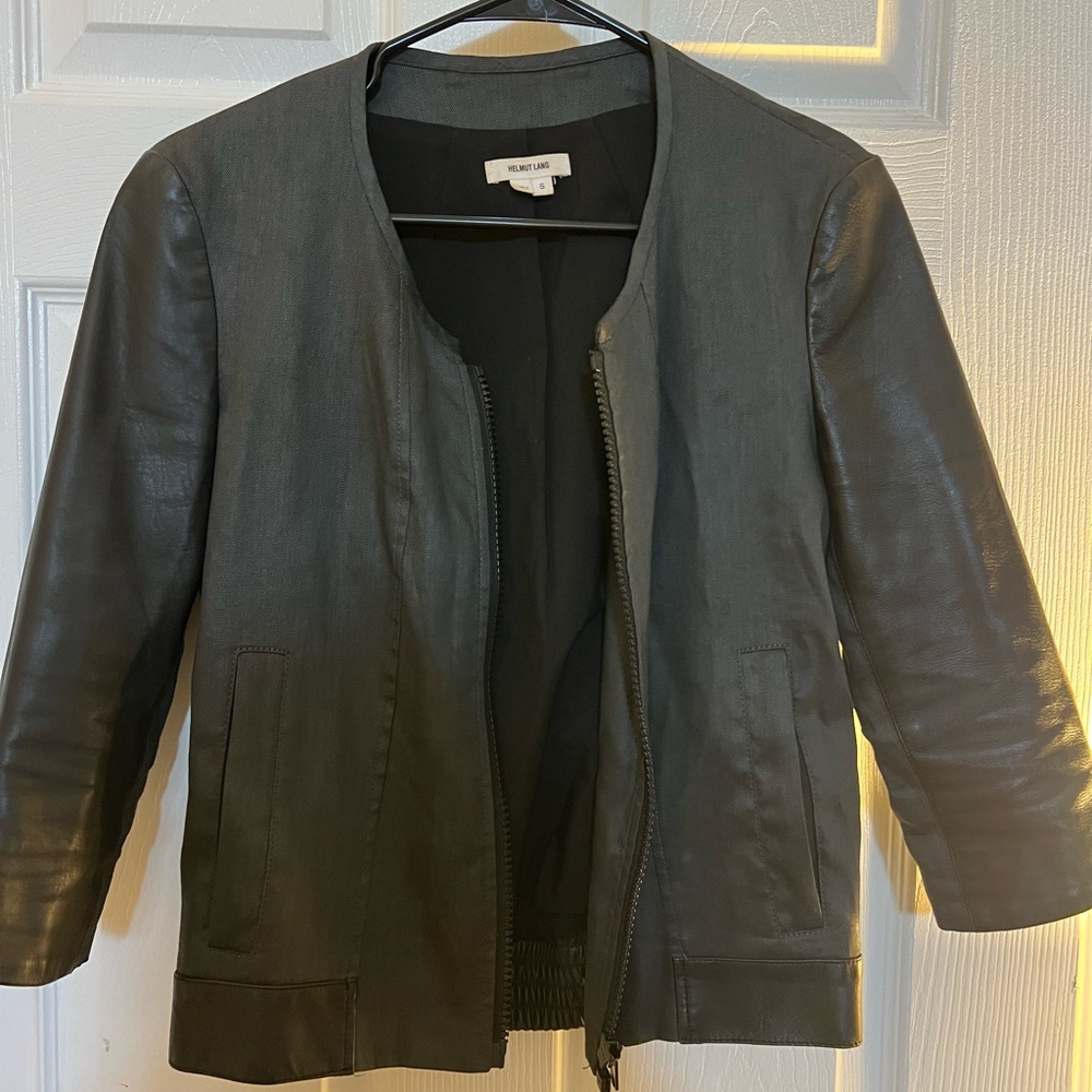 Helmut Lang Gray Blazer Classic Suit Jacket